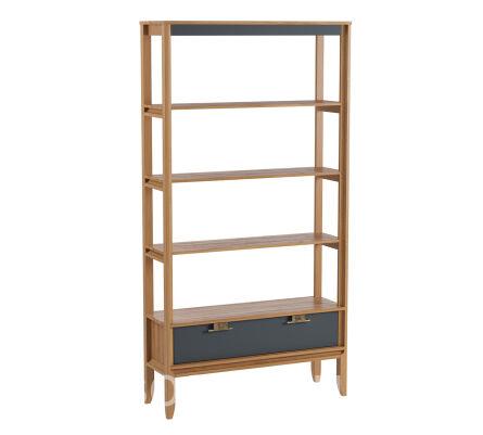 Стеллаж Бридж сквозной широкий с 1 ящиком